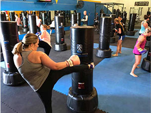 women fitness kickboxing parker colorado