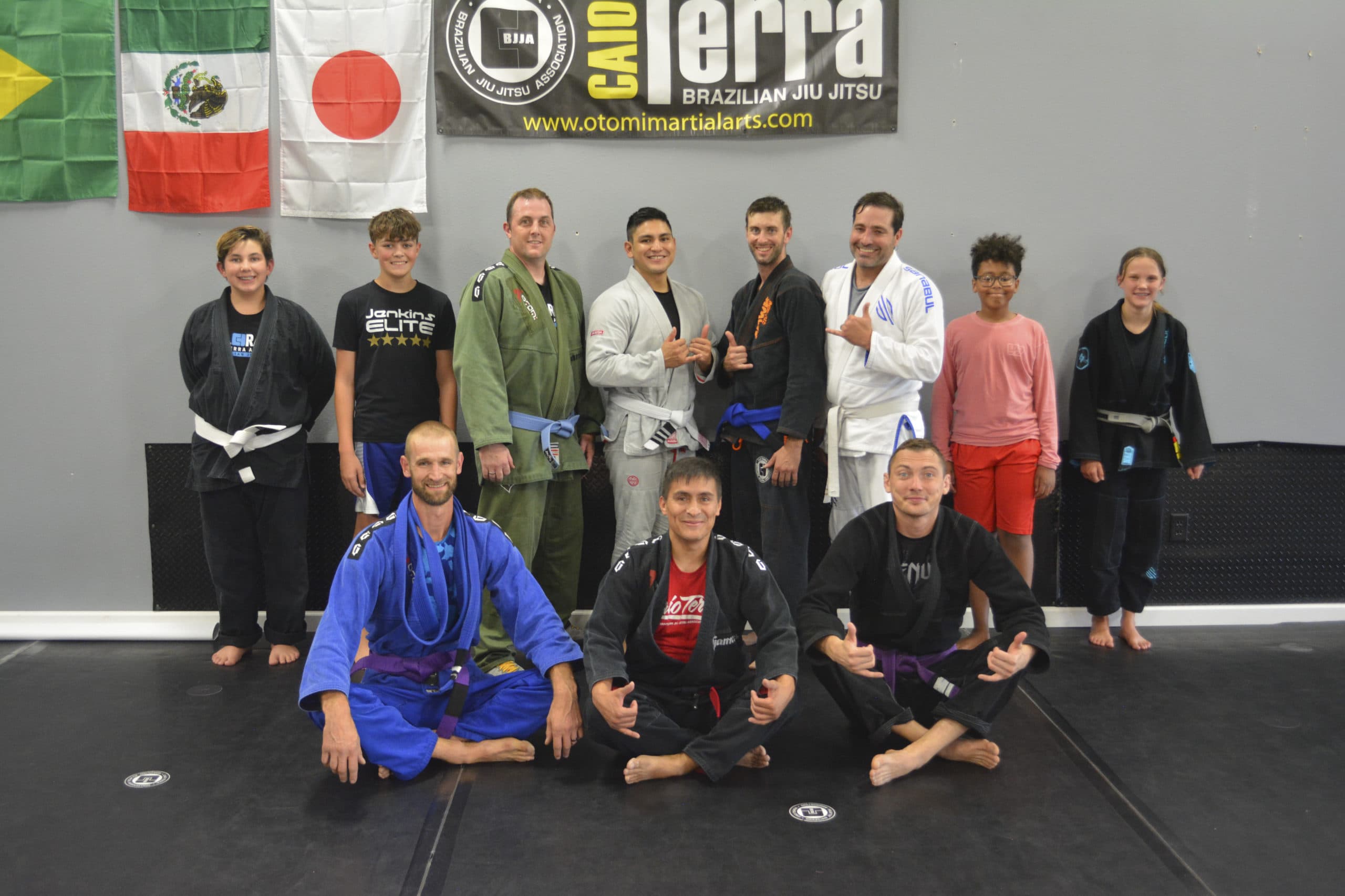 Jiu jitsu class photo