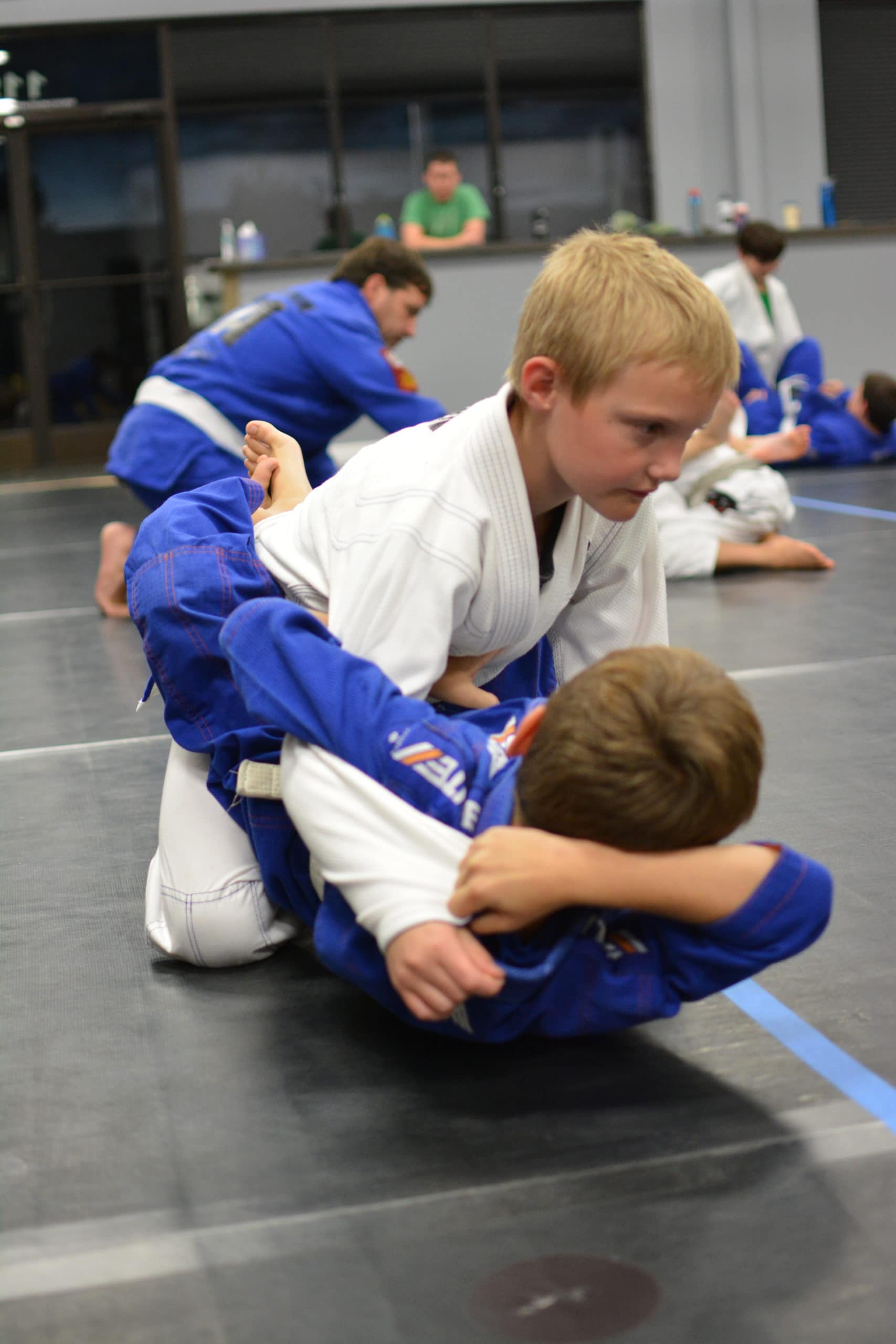 jiu jitsu kids in class