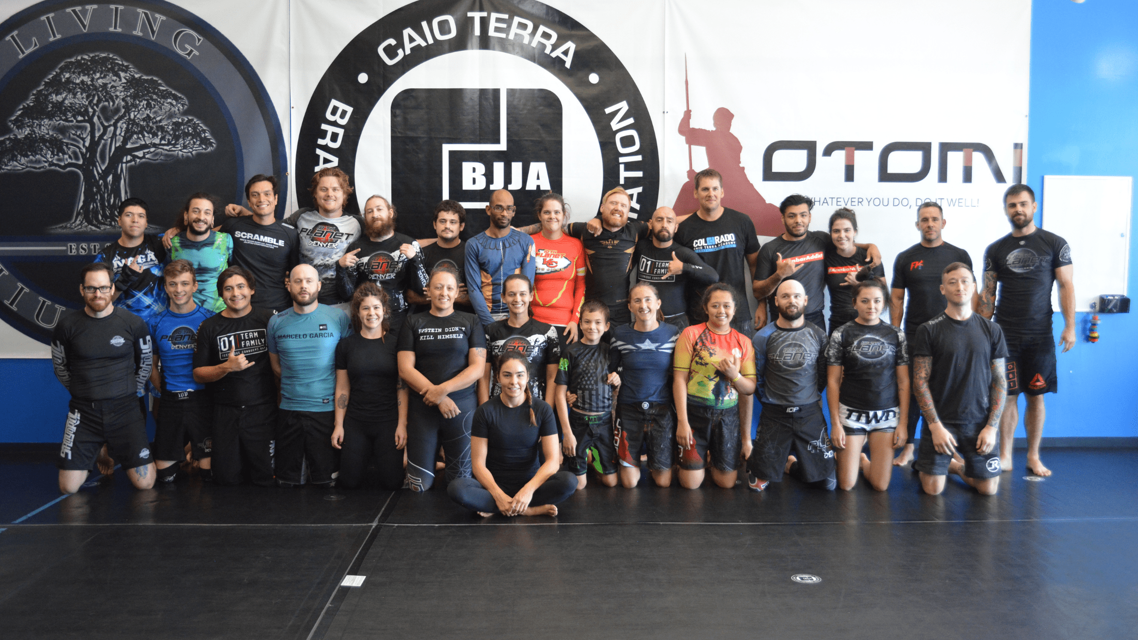 Jiu Jitsu testing and seminar group picture