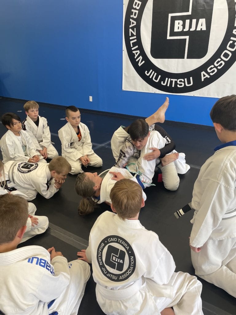 kids learning jiu jitsu parker colorado